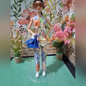 11.5 Inch Doll Floral Jumpsuit